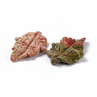 Natural Unakite Pendants G-I336-01-32-1