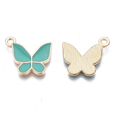 Alloy Enamel Pendants ENAM-T016-23C-RS-1