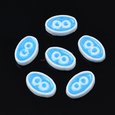Opaque Resin Cabochons CRES-S302-59A-1