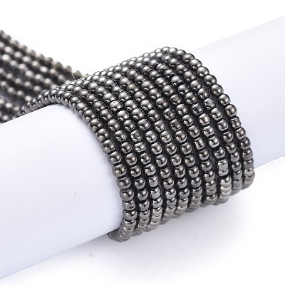 Electroplate Glass Beads Strands EGLA-K014-A-FP02-1