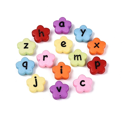 Opaque Acrylic Beads SACR-Q001-17A-1