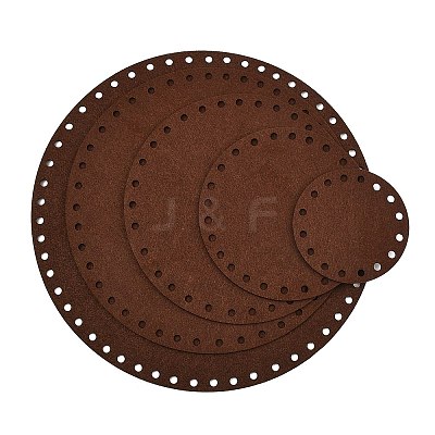 Flat Round Felt Fabric DIY-WH0250-76C-1