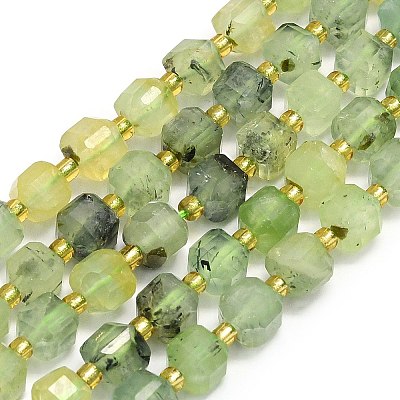 Natural Prehnite Beads Strand G-I376-D32-01-1
