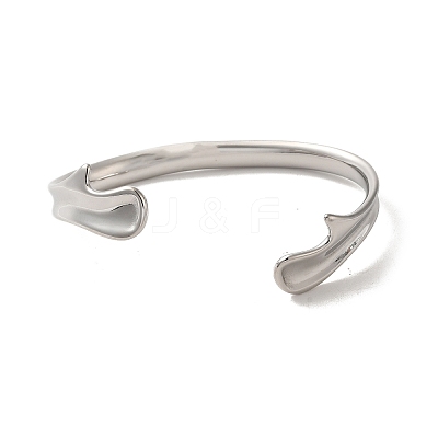 Non-Tarnish 316 Stainless Steel Cuff Bangles BJEW-C053-02P-1