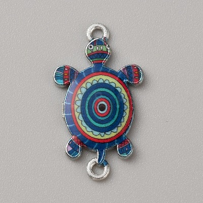 Alloy Enamel Connector Charms ENAM-WH0061-47C-1