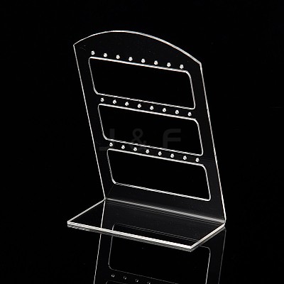 Organic Glass Earring Display Racks X-EDIS-N001-02B-1