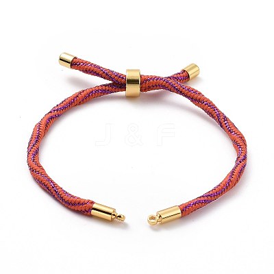 Nylon Cord Silder Bracelets MAK-C003-03G-18-1