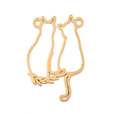 201 Stainless Steel Pendants STAS-Z109-09G-1