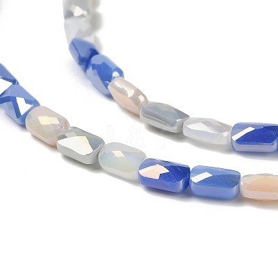 Electroplate Glass Beads Strands X-EGLA-P065-02A-05-1
