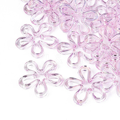 Plated UV Acrylic Beads LS-TACR-S161-04B-1