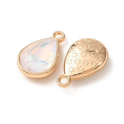 Alloy Glass Pendants GL-CBA7A25-02B-1