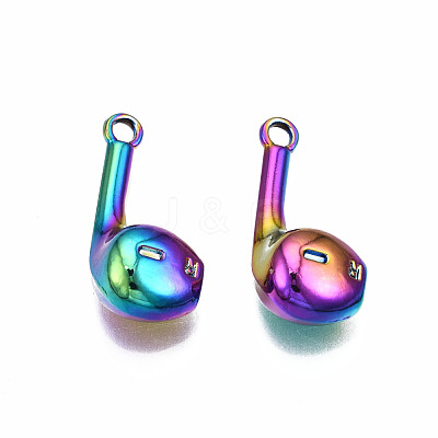 Rainbow Color Alloy Pendants PALLOY-N163-103-NR-1
