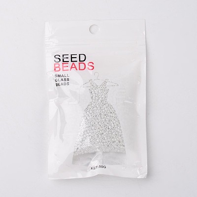 DIY Craft Beads 12/0 Opaque Colors Lustered Round Glass Seed Beads X-SEED-A012-2mm-121-1