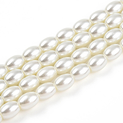 Baking Paint Pearlized Glass Pearl Bead Strands HY-T002-01A-02-1