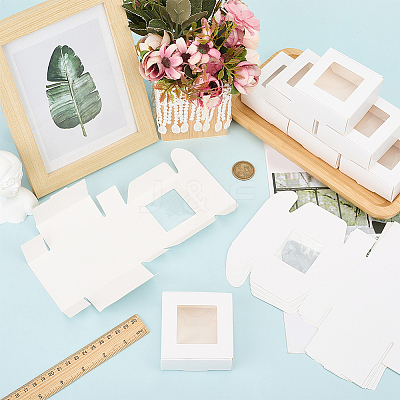 Square Paper Boxes with Clear Window SOAP-DJ0001-02B-03-1