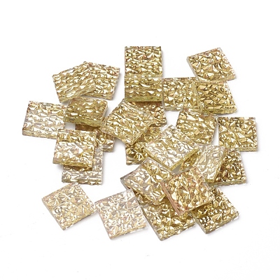 Electroplate Glass Crystal Mosaic Tiles Cabochons GLAA-G073-C01-1