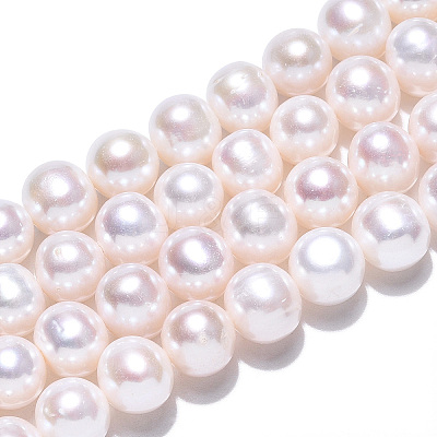 Natural Cultured Freshwater Pearl Beads Strands PEAR-N016-09B-1