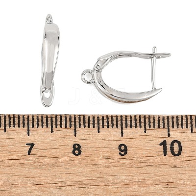 SHEGRACE Brass Hoop Earring Findings XGRQ79250-943P-1