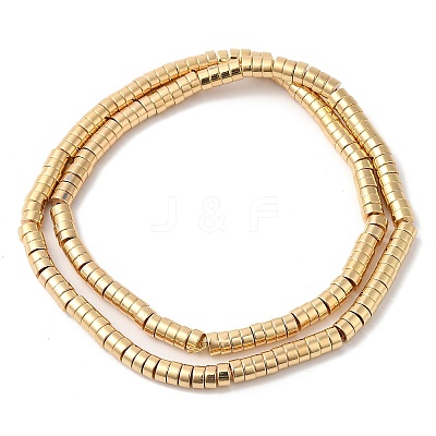 Electroplated Non-magnetic Synthetic Hematite Beads Strands X-G-E597-01-1