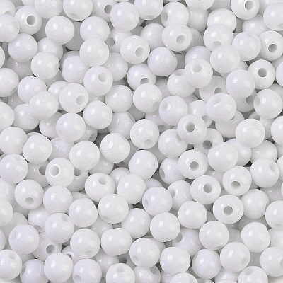 Opaque Acrylic Beads SACR-A007-01C-17-1