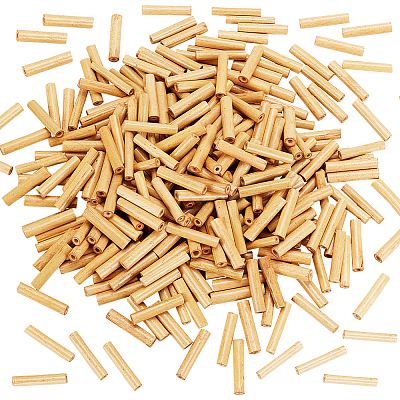 300Pcs Natural Wood Beads WOOD-OC0002-60-1