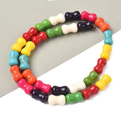 Dyed Synthetic Turquoise Beads Strands G-B147-A01-1