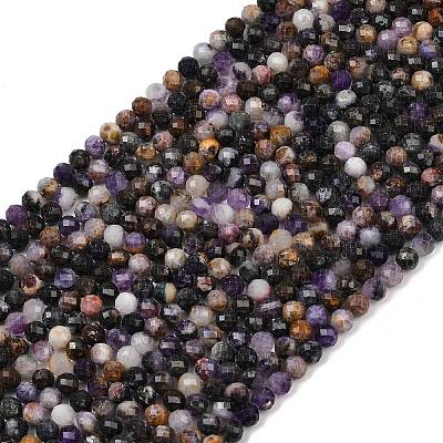 Natural Fluorite Beads Strands G-RM2025-A36-6mm-1