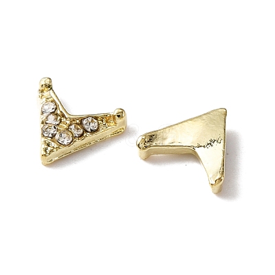 Alloy Rhinestone Cabochons MRMJ-WH0077-043F-1