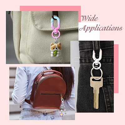 14Pcs 7 Colors Alloy Swivel Clasps FIND-CJZ0001-012-1
