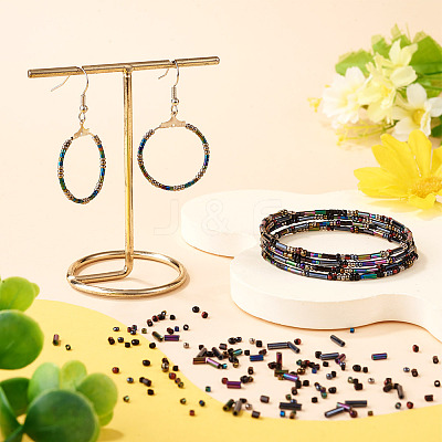 6200Pcs 100G 10 Styles Glass Seed Beads SEED-TA0001-72-1