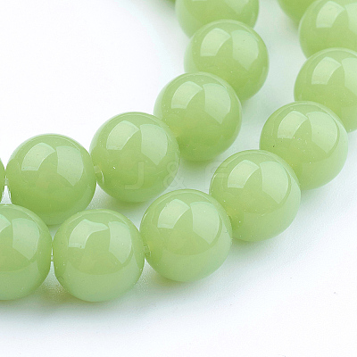 Glass Beads Strands GLAA-I004-05-10mm-1
