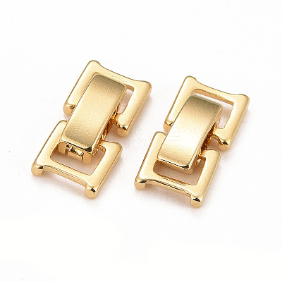 Eco-Friendly Brass Watch Band Clasps LS-KK-M225-30G-1