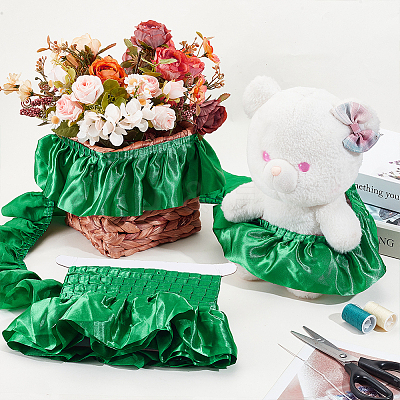 Pleated Satin Ribbons SRIB-GA0001-20B-1