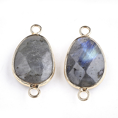 Natural Labradorite Links connectors X-G-S344-02A-1