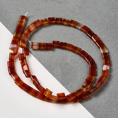 Natural Red Agate Beads Strands G-F762-A15-01-1