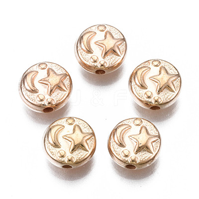 Plating ABS Plastic Beads KY-N007-81-1