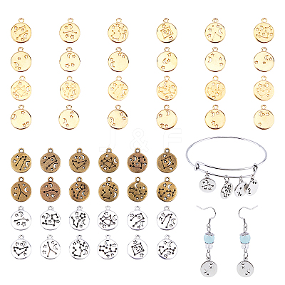 Alloy Filigree Pendants PALLOY-PH0013-65-1