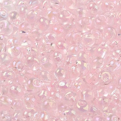 6/0 Inside Colours Fringe Glass Seed Beads SEED-A034-03F-1