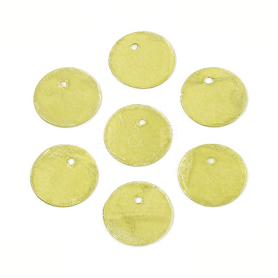 Spray Painted Natural Capiz Shell Disc Charms LS-X1-BSHE-T014-02C-1