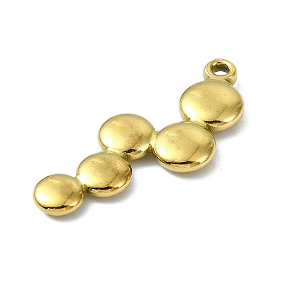 Ion Plating(IP) 304 Stainless Steel Pendants STAS-B058-28G-01-1