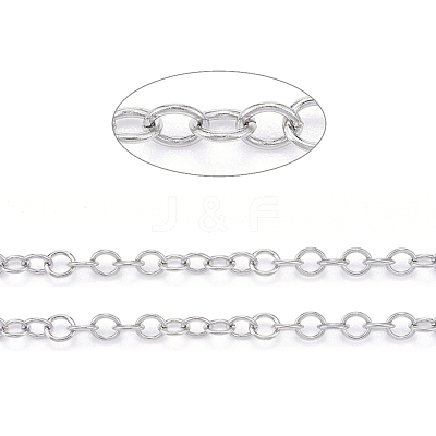 Tarnish Resistant 304 Stainless Steel Rolo Chains CHS-F011-08B-P-1