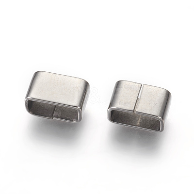 Tarnish Resistant 201 Stainless Steel Slide Charms STAS-G187-30P-1