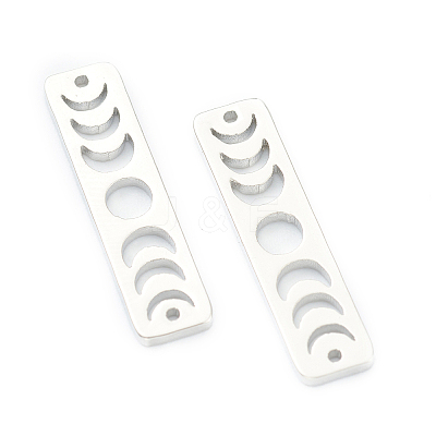Brass Moon Phase Bar Links X-KK-P001-96P-1