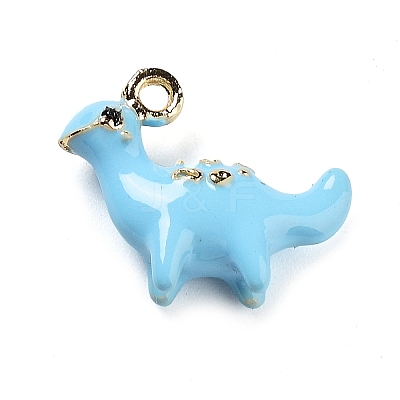 Alloy Enamel Pendants ENAM-H043-01G-01-1