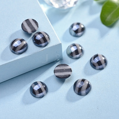Opaque Glass Cabochons GGLA-S038-11E-8mm-1