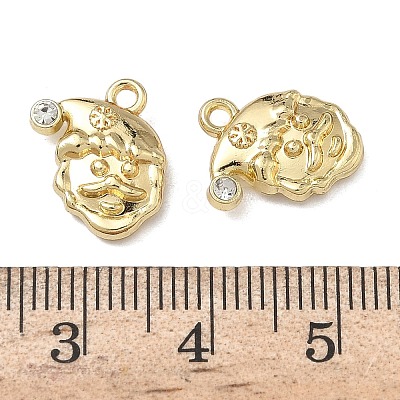 Christmas Alloy Crystal Rhinestone Pendants FIND-L026-01H-G-1