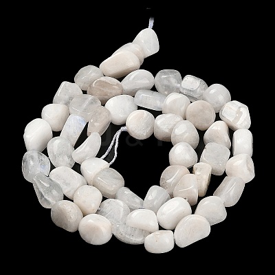 Natural Rainbow Moonstone Beads Strands G-P497-01E-69A-1