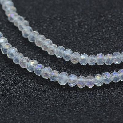 Electroplate Glass Beads Strands EGLA-J144-AB-A01-1