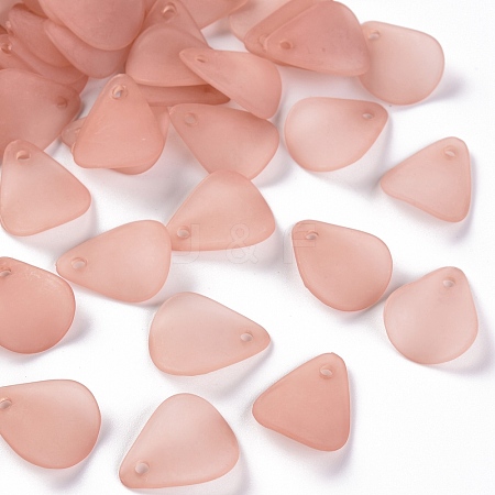 Transparent Frosted Acrylic Pendants MACR-S371-09A-763-1