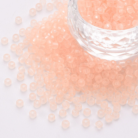 8/0 Transparent Glass Seed Beads SEED-S048-H-013-1